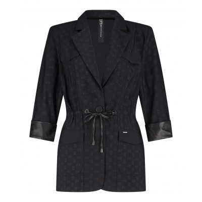 Blazer Drawstring Black/Logo