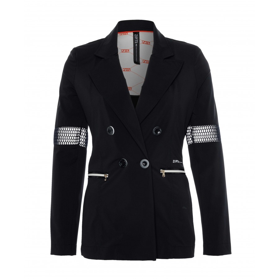 Blazer Zippers Mesh Black