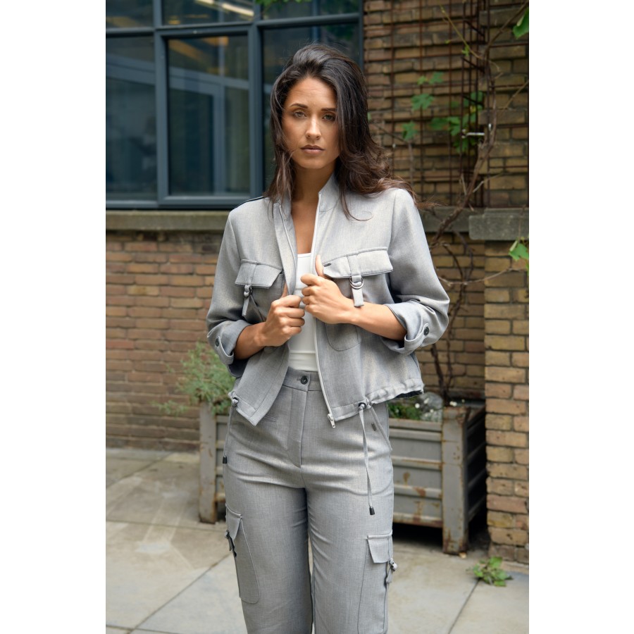 Bomber Sparkling Grey
