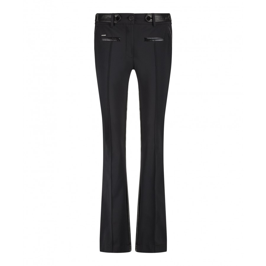 Flair Leather Back Black