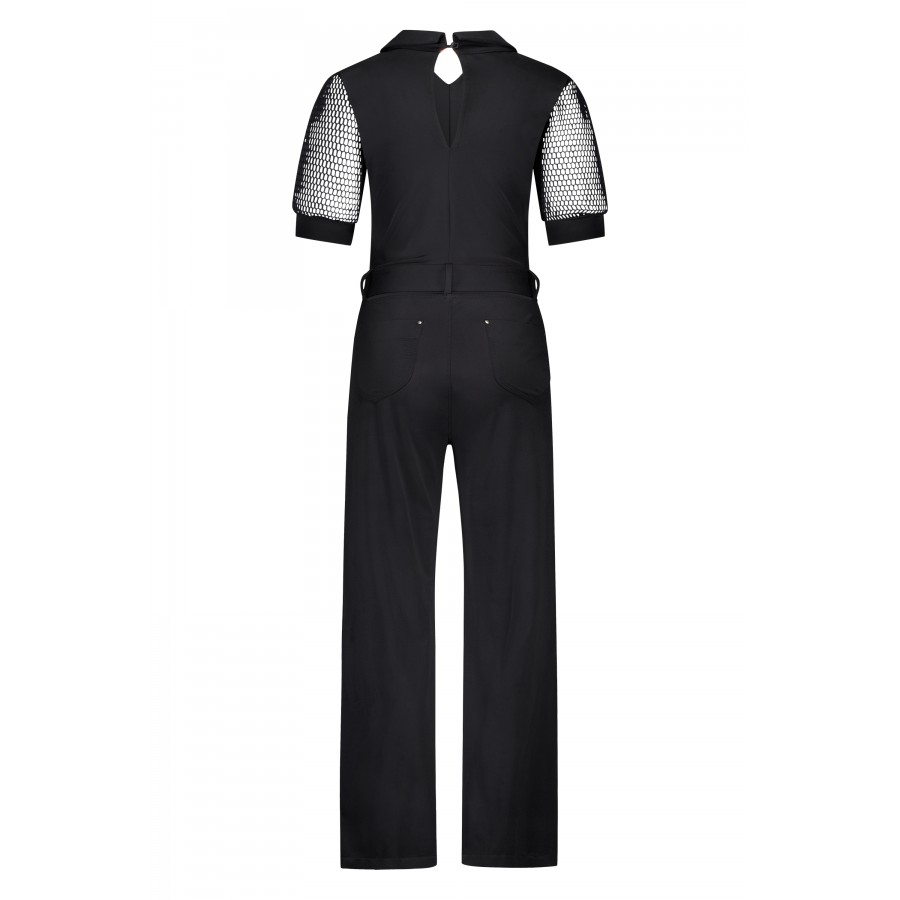 Jumpsuit Mesh Black