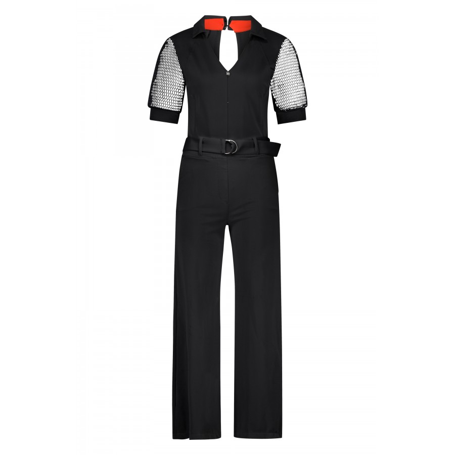 Jumpsuit Mesh Black