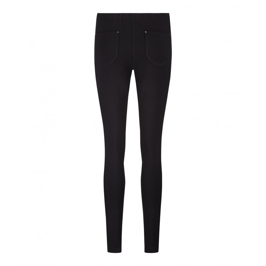 Leather Tregging Black
