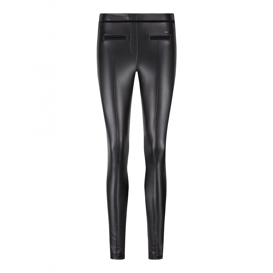 Leather Tregging Black