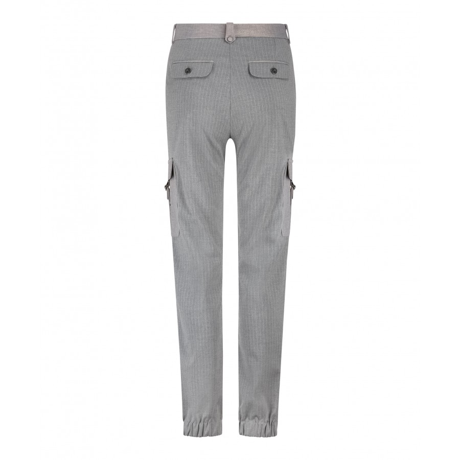 Woven Cargo Pants Sparkling Grey