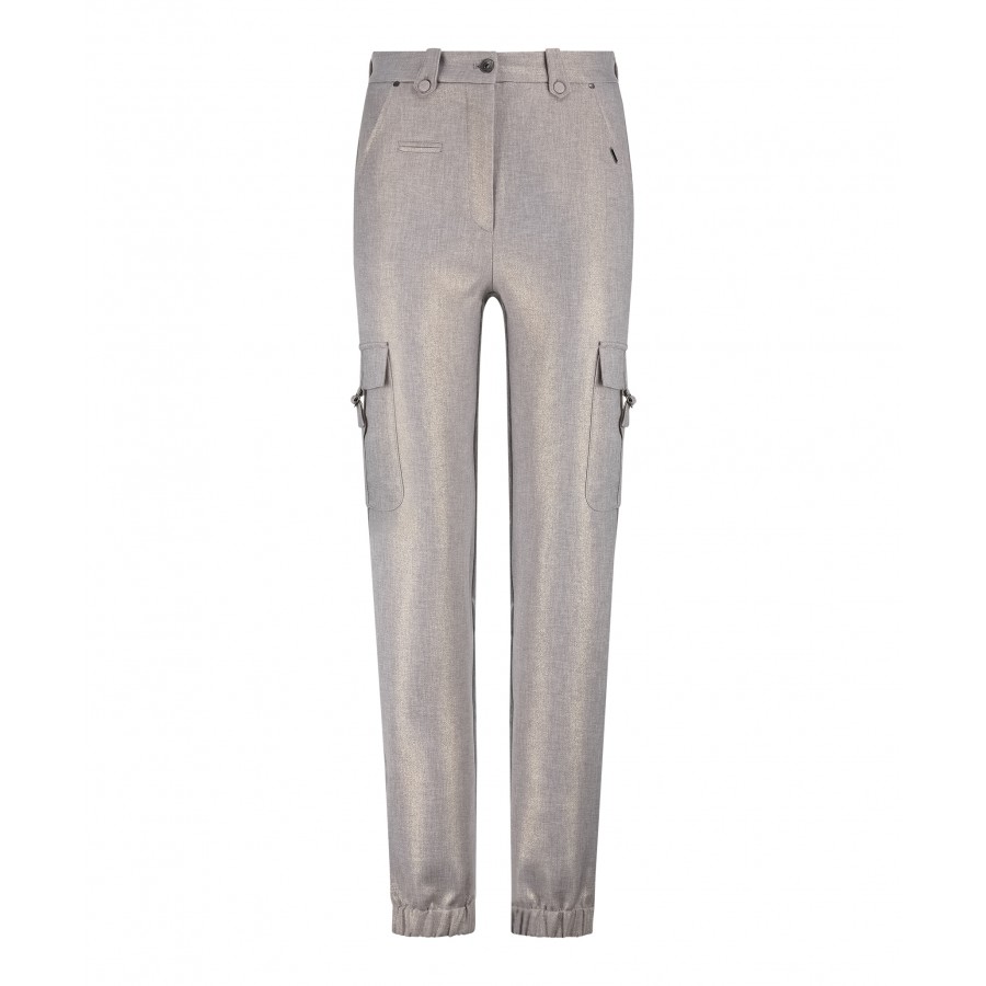 Woven Cargo Pants Sparkling Grey